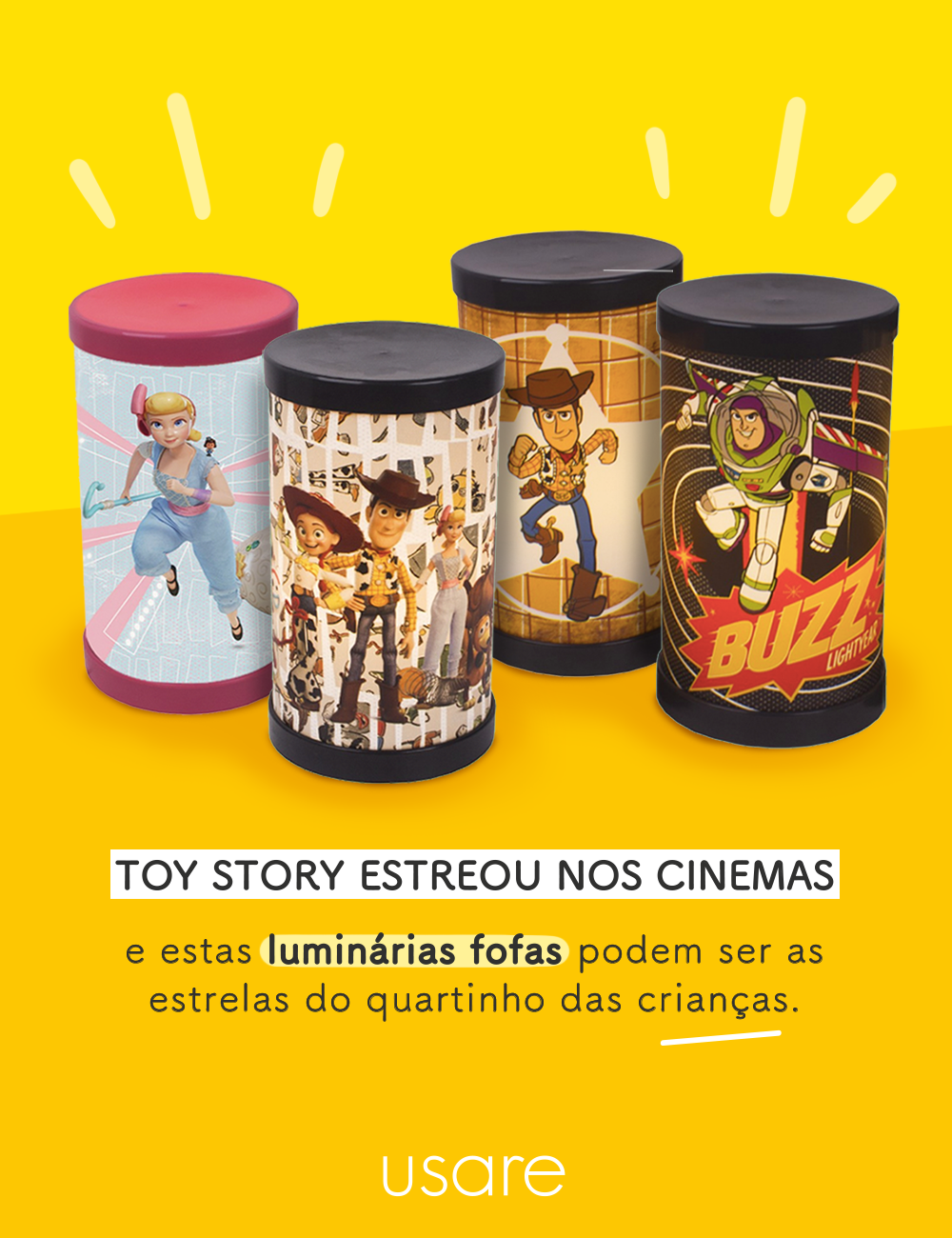 Toy Story 4: já nos cinemas (e na Usare!)