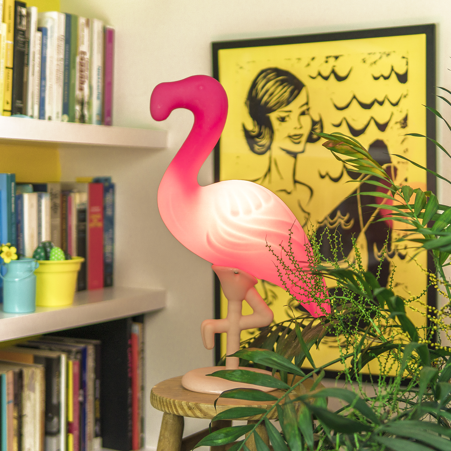 Luminárias pra todos os estilos de casa - elegante flamingo