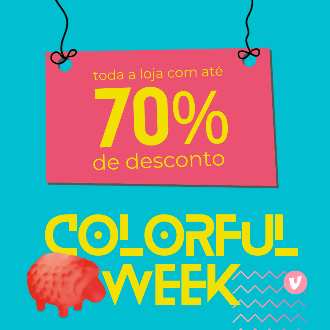 Colorful Week, a semana de descontos imperdíveis da Usare!