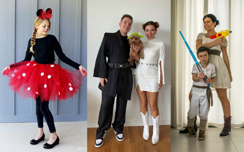 Fantasia de Carnaval pra todo mundo - Minnie e Star Wars
 