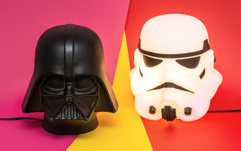 Desconto na Star Wars Week - Luminária Darth Vader e Stormtrooper
