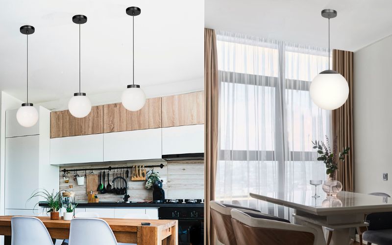 Pendente Esfera preta