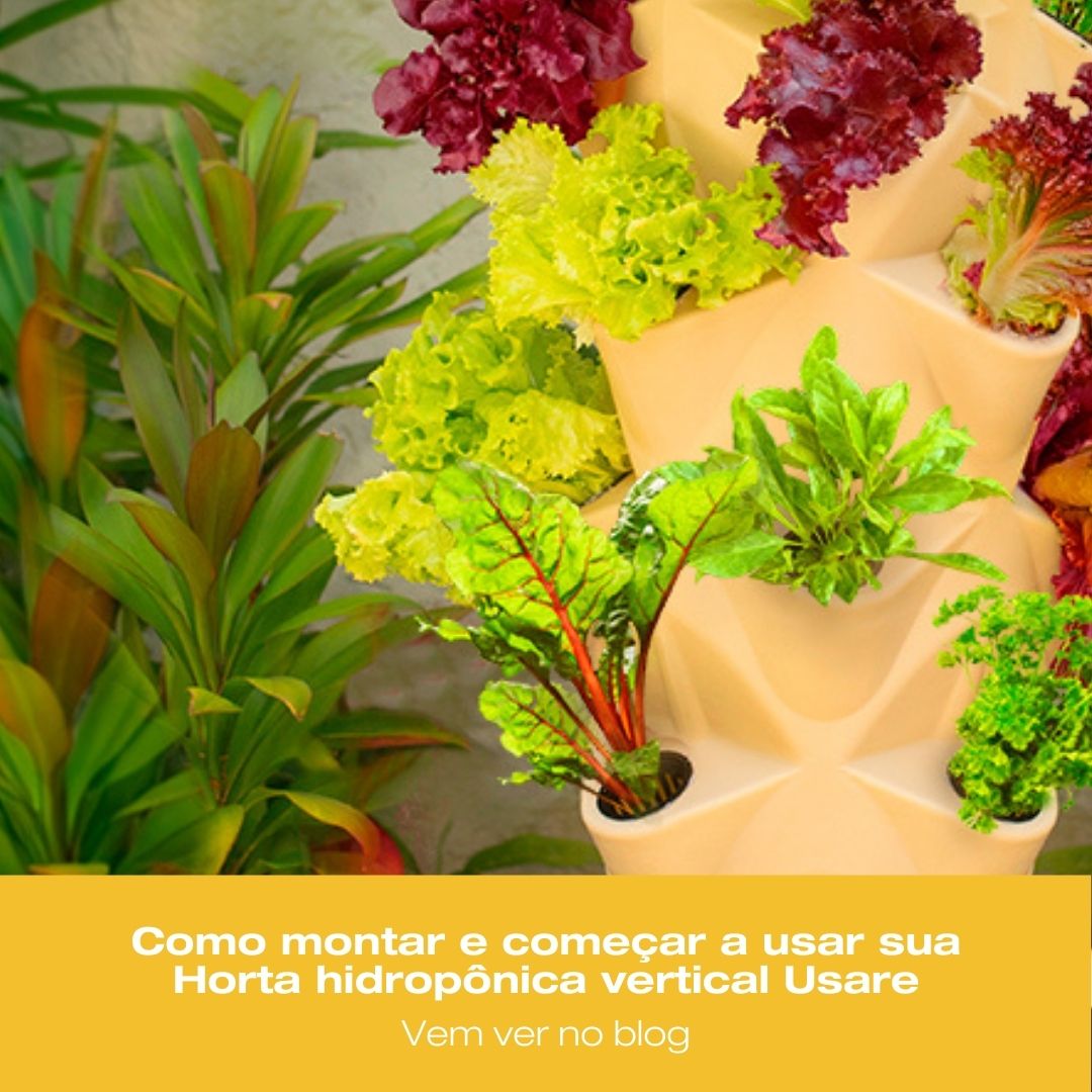 Como montar e começar a usar sua Horta hidropônica vertical da Usare