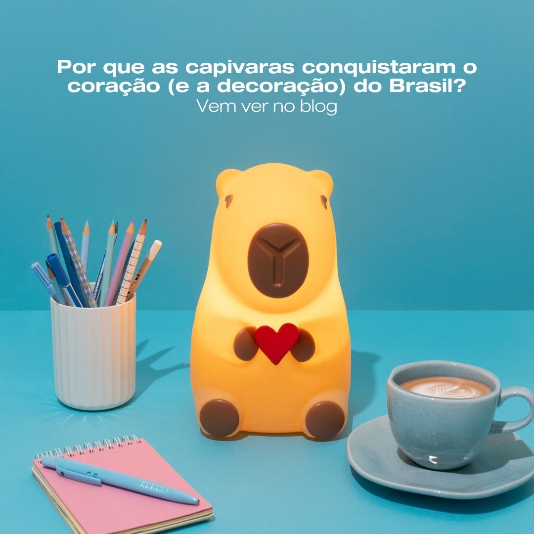 Por que as capivaras conquistaram o coração (e a decoração) do Brasil?￼