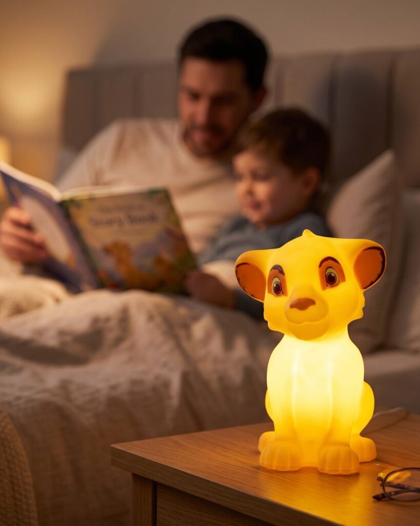 Presentes de Dia dos Pais Usare - Luminária Simba - O Rei Leão.