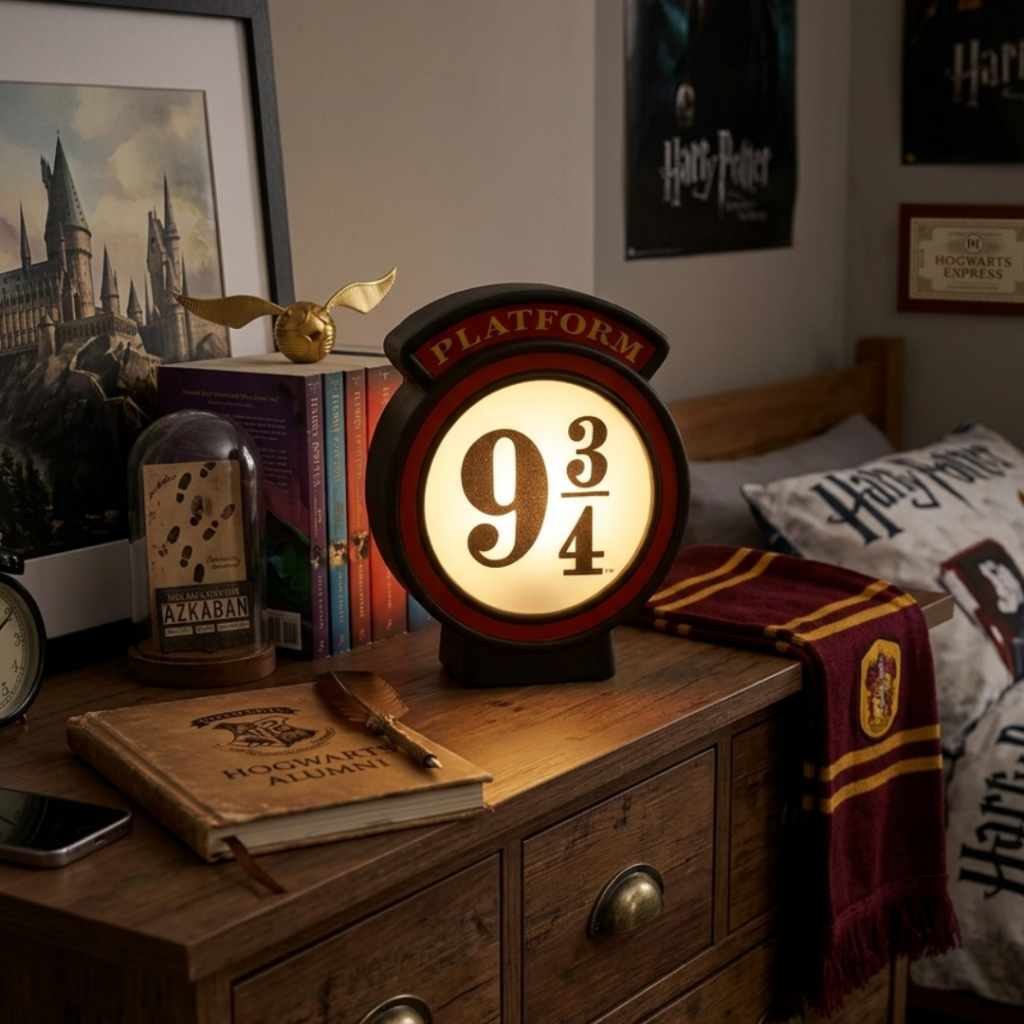 Luminária Plataforma 8 3/4 Harry Potter
