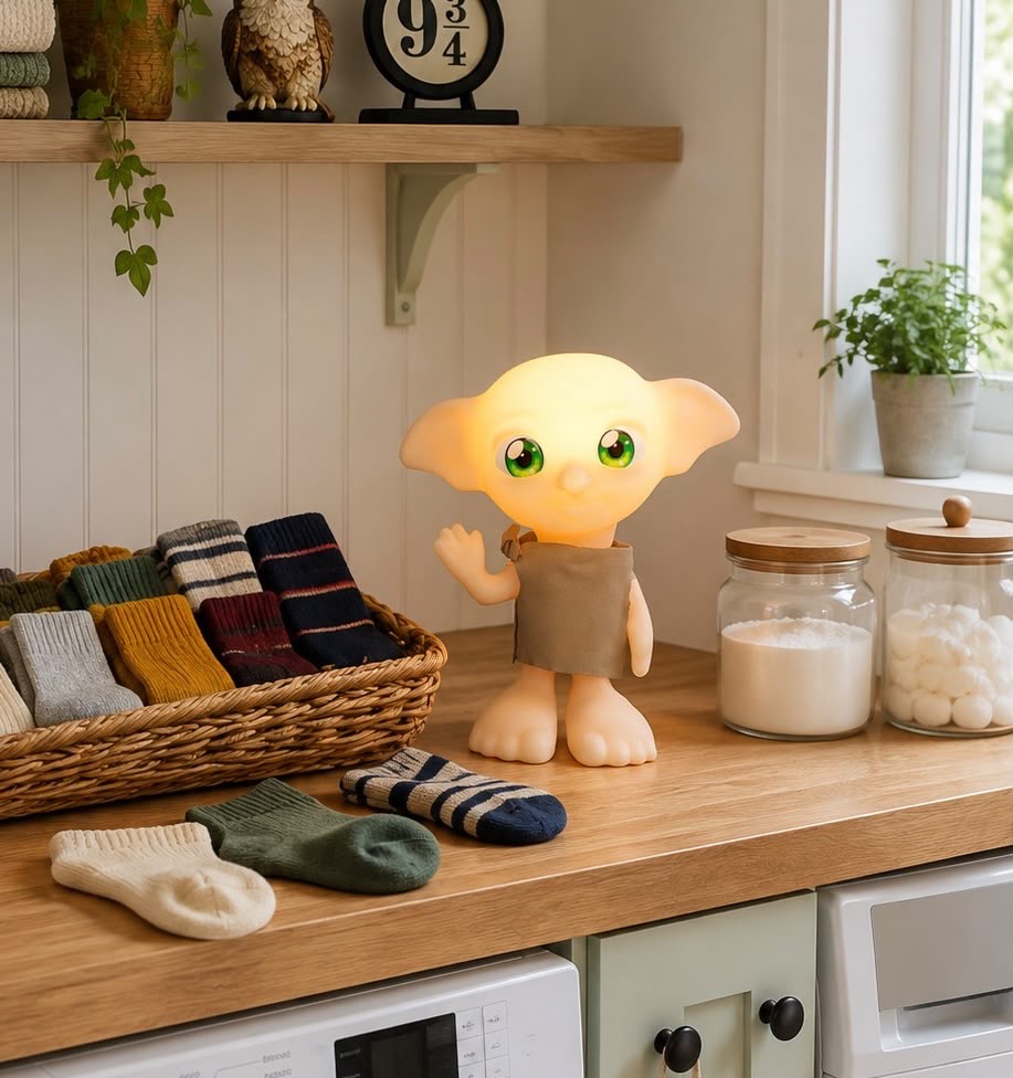 Luminária Dobby Harry Potter